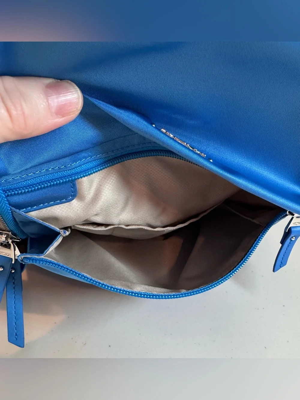 Tumi Voyageur Daniella Small Backpack in Bright Blue Nylon